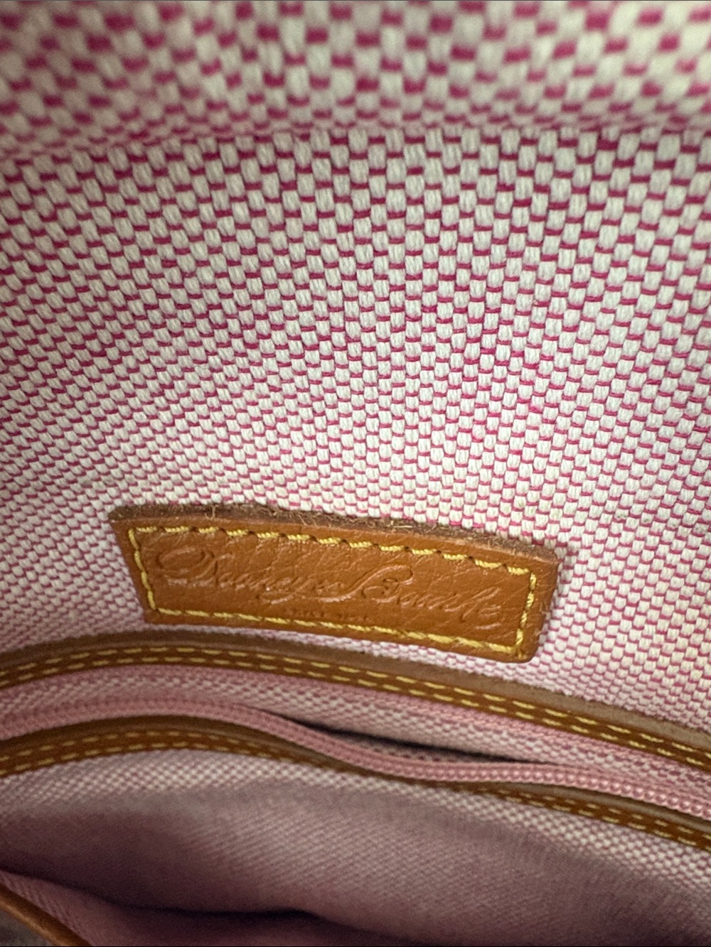 Dooney & Bourke Small Charleston Shopper Tote Pebble Grain Amber Caramel Color - Picture 7 of 13